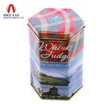 咖啡罐  糖果盒 食品通用包装 马口铁盒 六角罐定制 NC2881